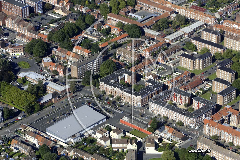 Photo arienne de Roubaix (le Nouveau Roubaix)