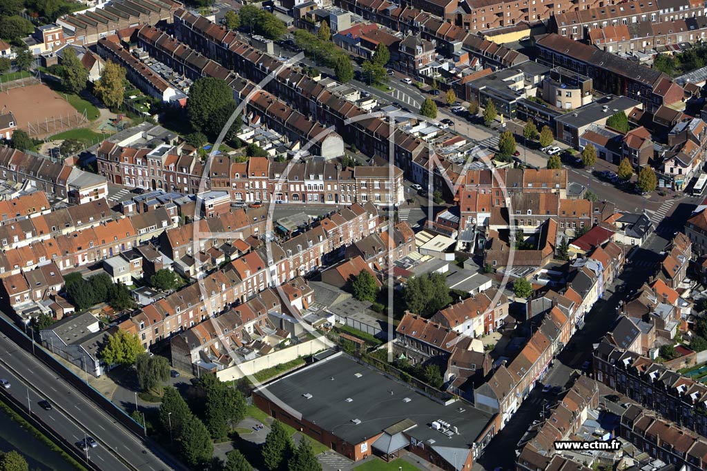 Photo arienne de Tourcoing (le Blanc Seau)