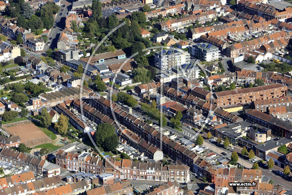 Photo arienne de Tourcoing (le Blanc Seau)