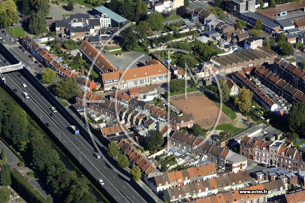 Photo arienne de Tourcoing (le Blanc Seau)