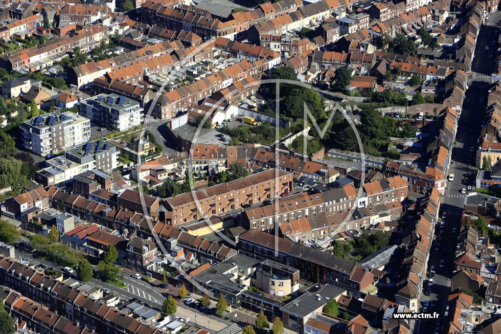 Photo arienne de Tourcoing (le Blanc Seau)