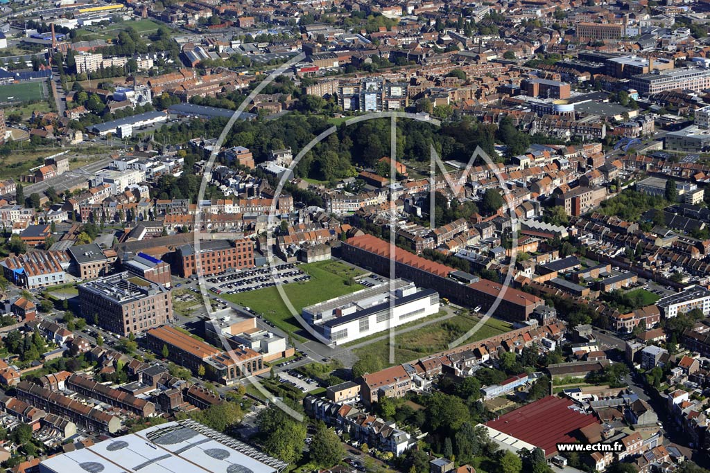 Photo arienne de Tourcoing (le Blanc Seau)