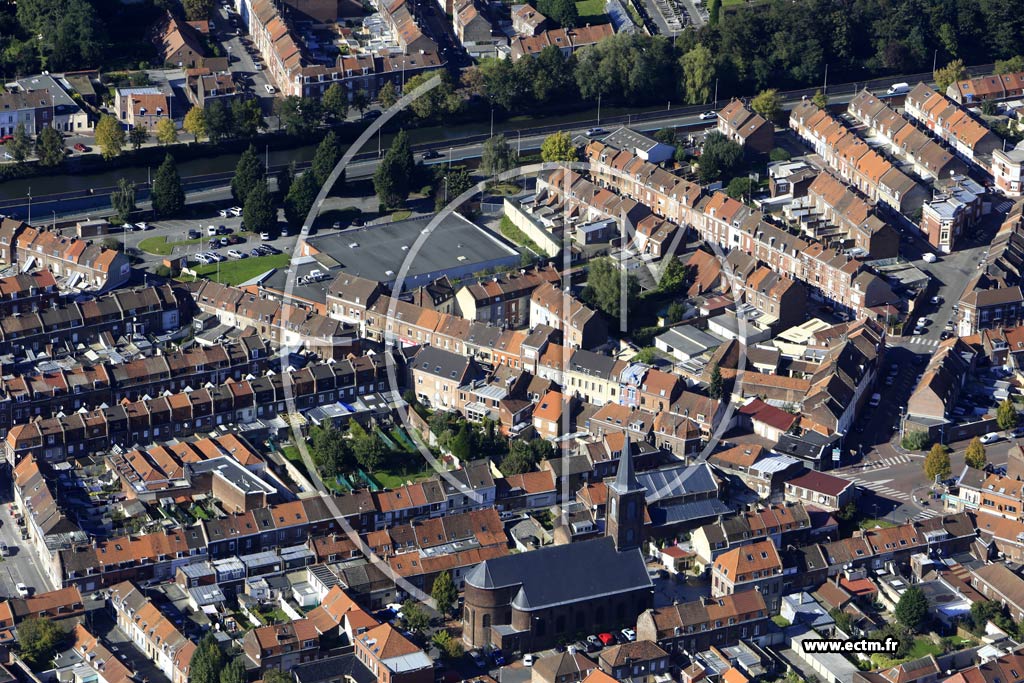Photo arienne de Tourcoing (le Blanc Seau)