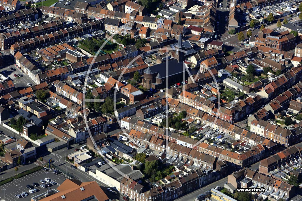 Photo arienne de Tourcoing (le Blanc Seau)