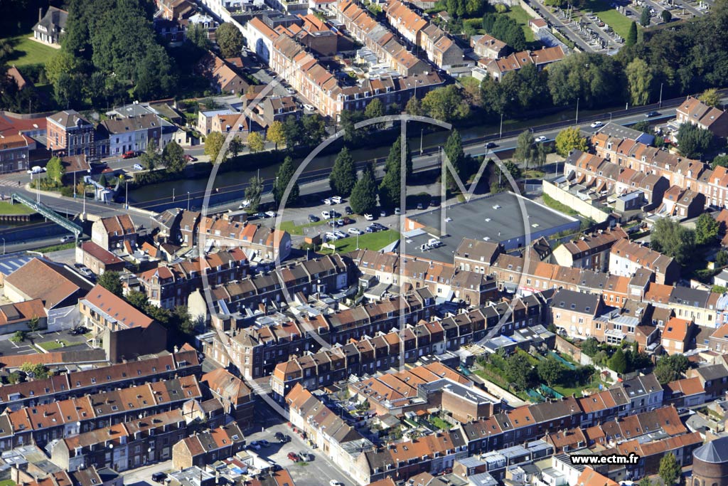 Photo arienne de Tourcoing (le Blanc Seau)