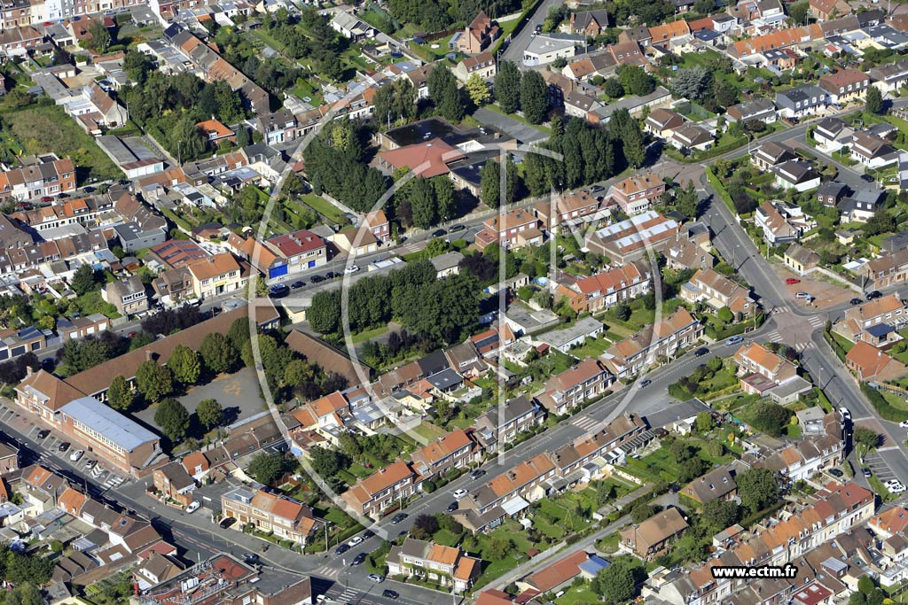 Photo arienne de Wattrelos (la Vieille Place)