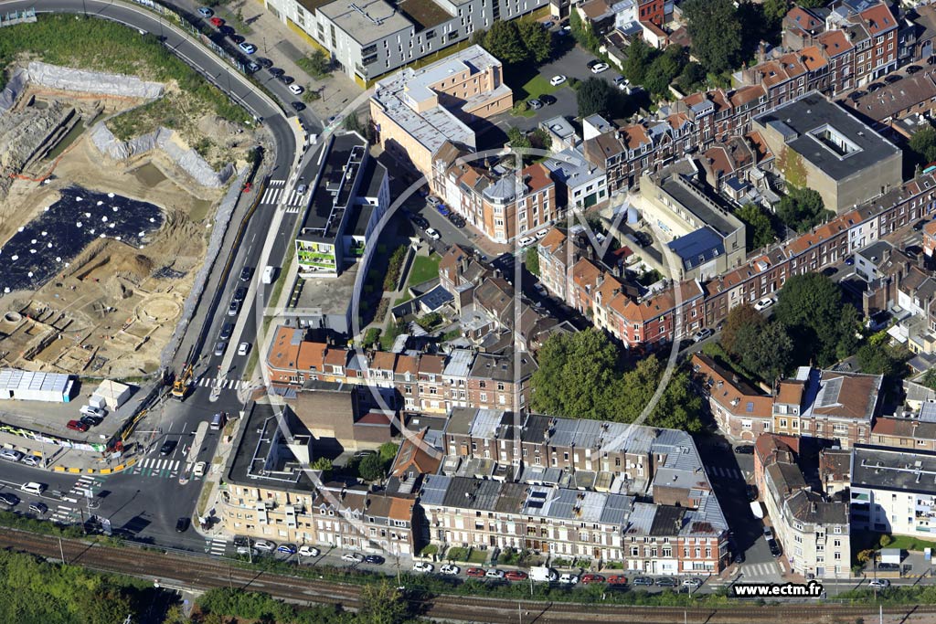 Photo arienne de Lille (Saint-Maurice)