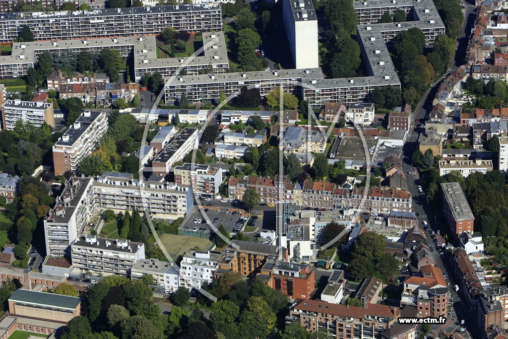 Photo arienne de Lille (Saint-Maurice)