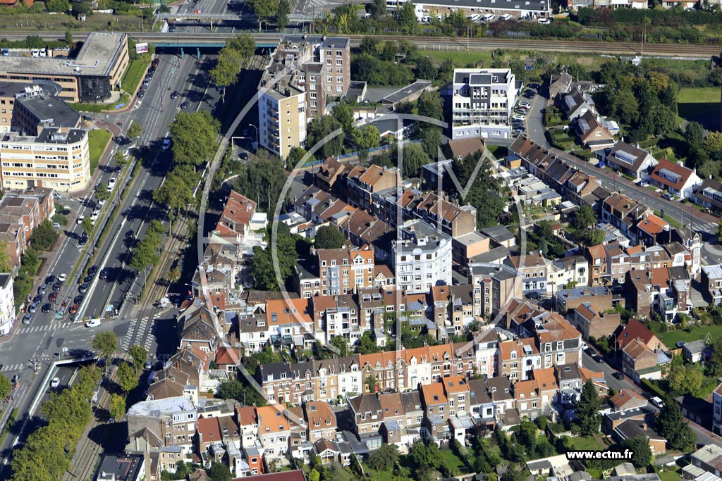 Photo arienne de Marcq-en-Barul (le May Four)