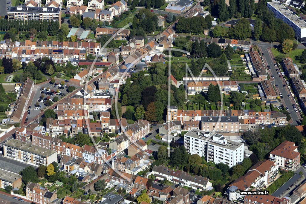 Photo arienne de Marcq-en-Barul (le May Four)