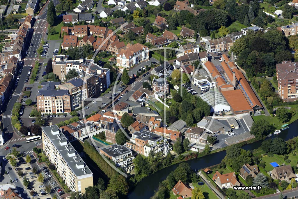 Photo arienne de Marcq-en-Barul (le Pont Courroy)