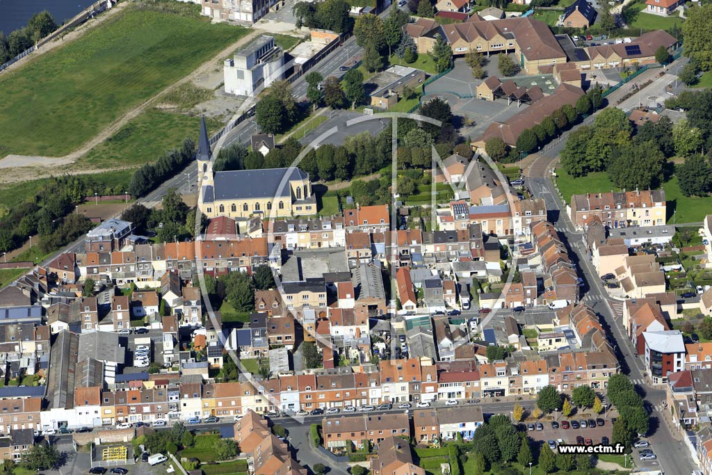 Photo arienne de Marquette-lez-Lille (l'Abbaye)