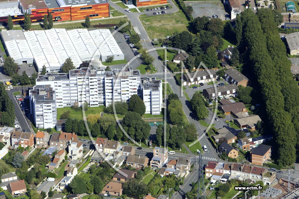 Photo arienne de Marquette-lez-Lille (l'pinette)