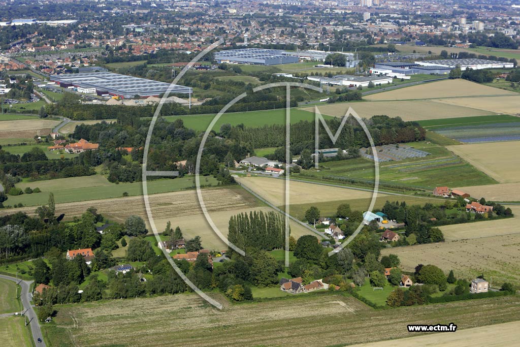 Photo arienne de Sailly-lez-Lannoy (le Mesnil)