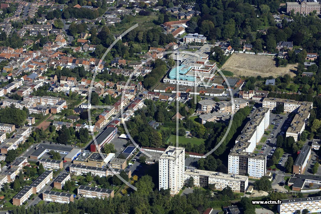 Photo arienne de Villeneuve-d'Ascq (la Poste)