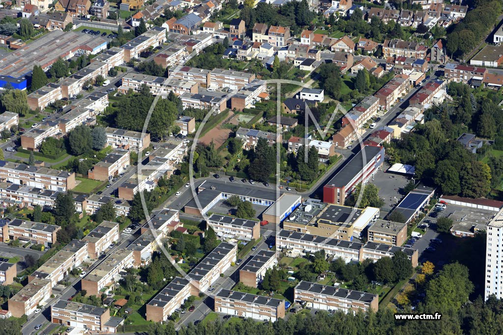 Photo arienne de Villeneuve-d'Ascq (la Poste)