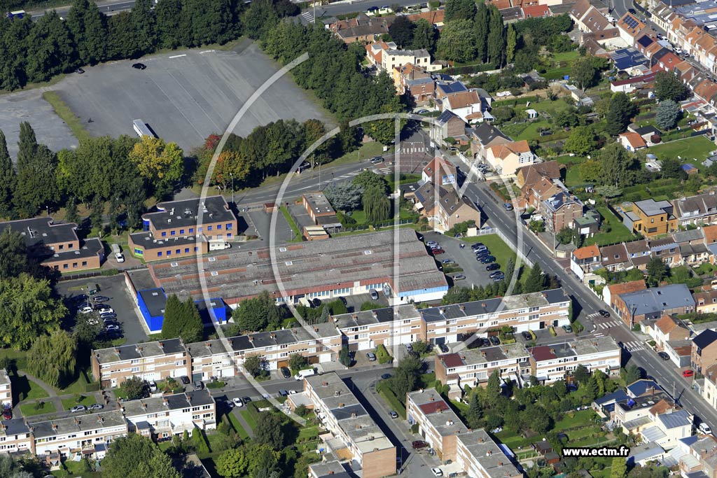 Photo arienne de Villeneuve-d'Ascq (la Poste)