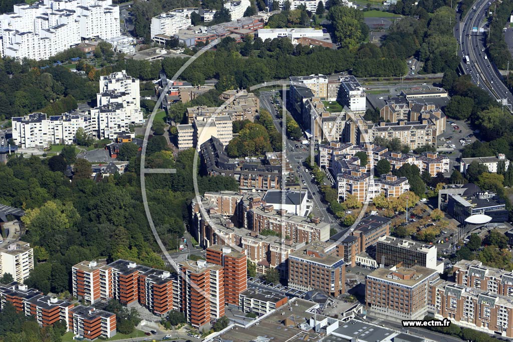Photo arienne de Villeneuve-d'Ascq (Quartier de l'Hotel de Ville)