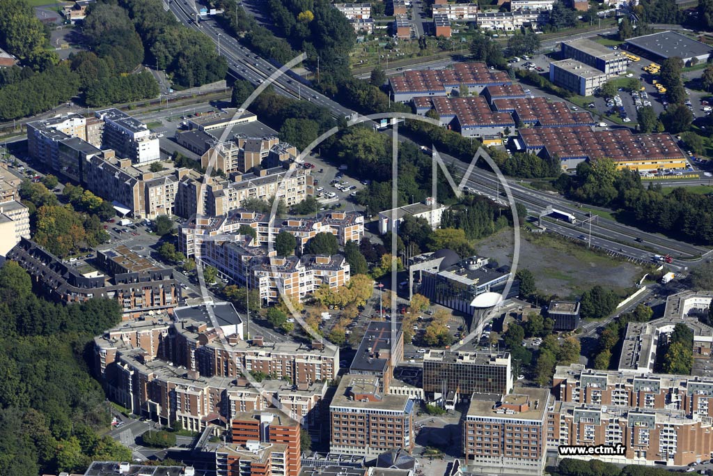 Photo arienne de Villeneuve-d'Ascq (Quartier de l'Hotel de Ville)