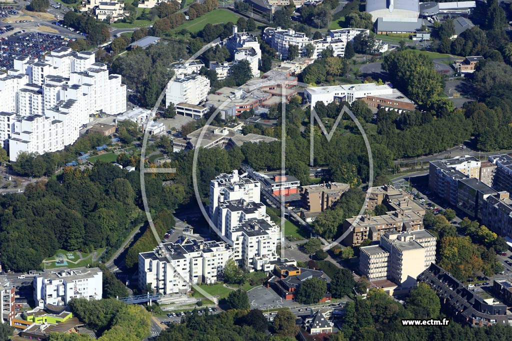 Photo arienne de Villeneuve-d'Ascq (Quartier de l'Hotel de Ville)