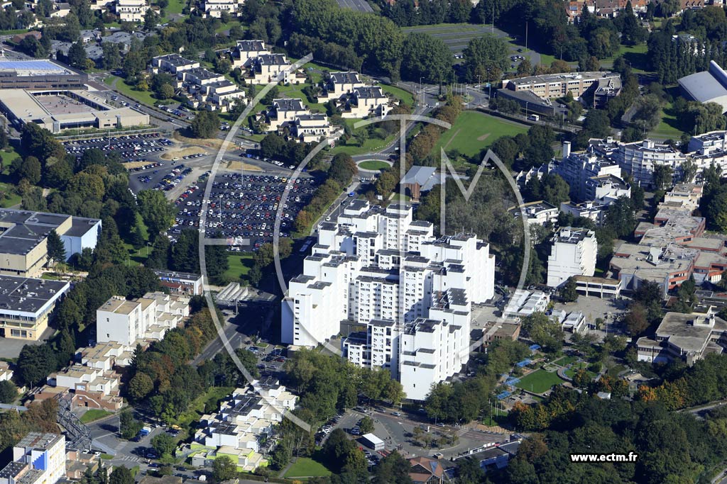 Photo arienne de Villeneuve-d'Ascq (Quartier de l'Hotel de Ville)