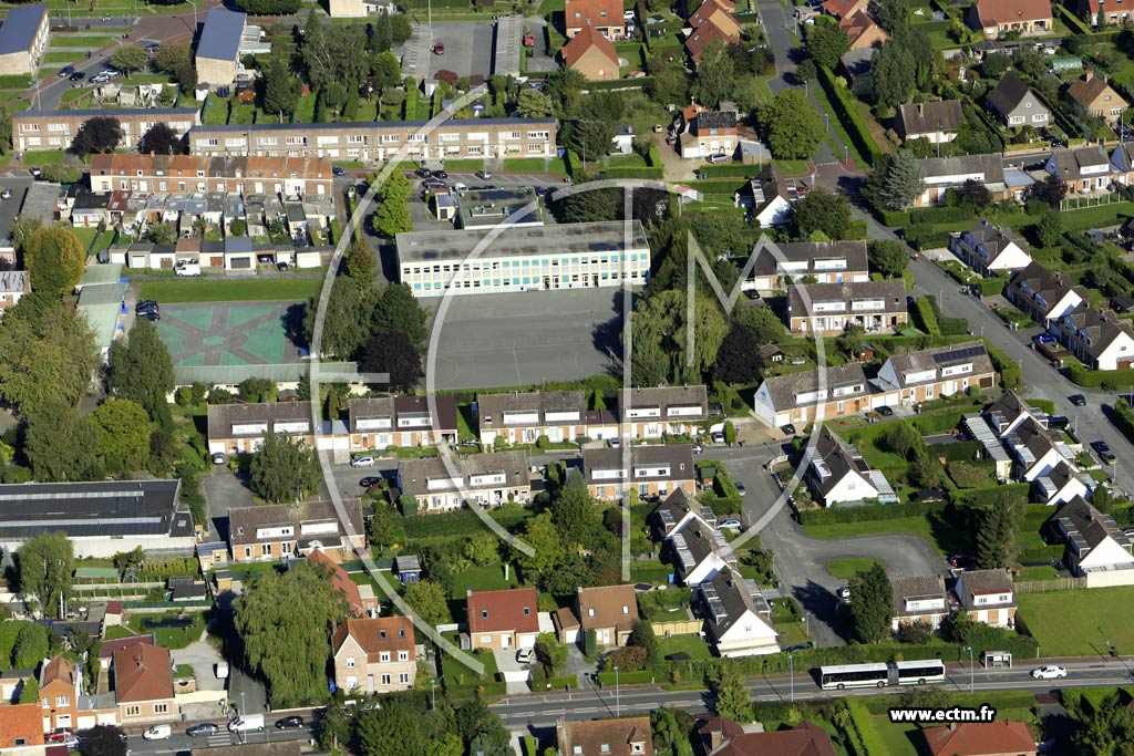 Photo arienne de Comines (le Vieil Dieu)