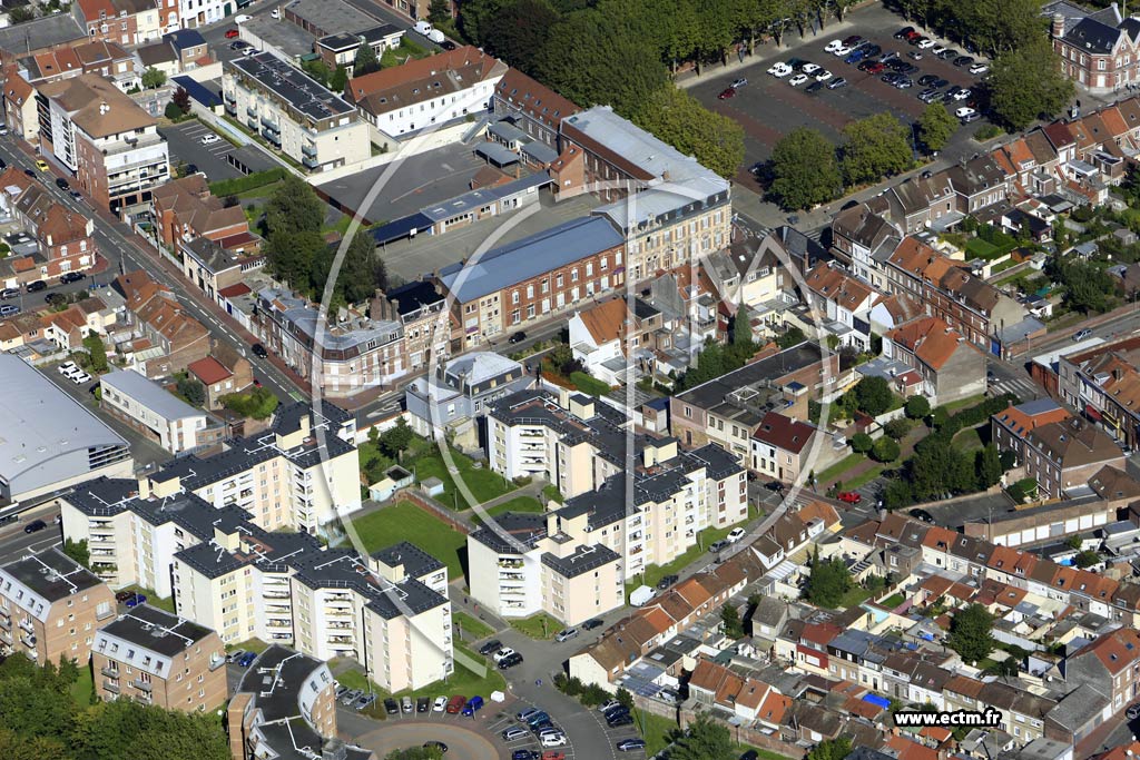 Photo arienne de Halluin