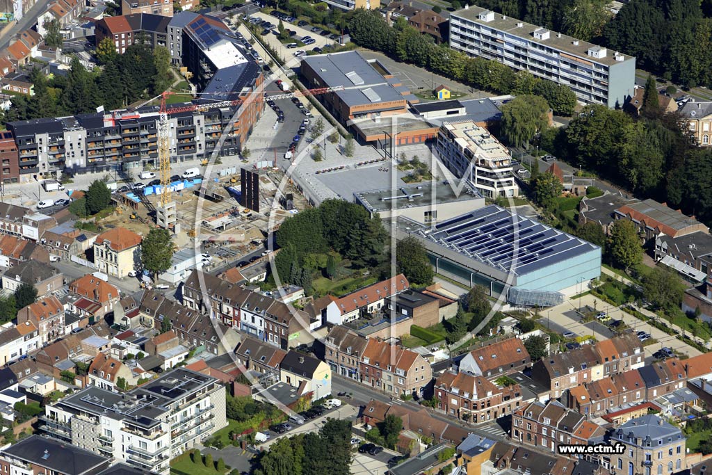 Photo arienne de Mouvaux
