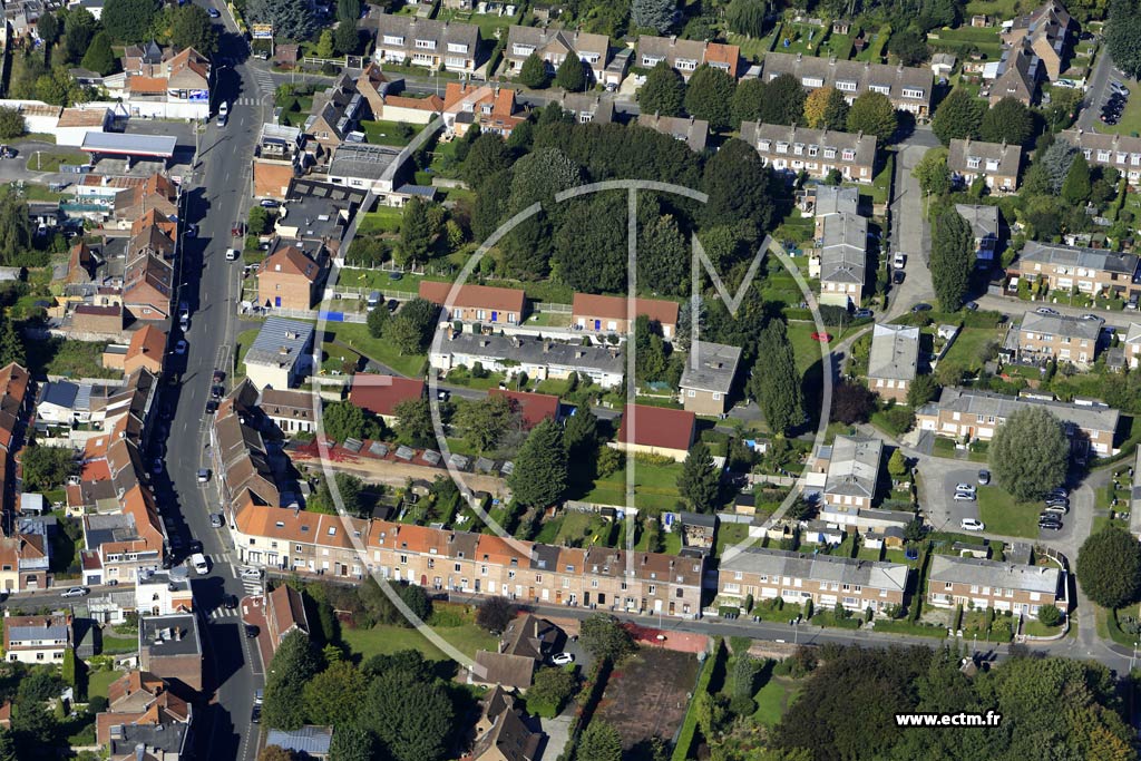 Photo arienne de Mouvaux (les Duriez)