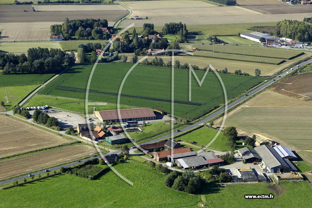 Photo arienne de Quesnoy-sur-Dele (Ferme du Tilleul)