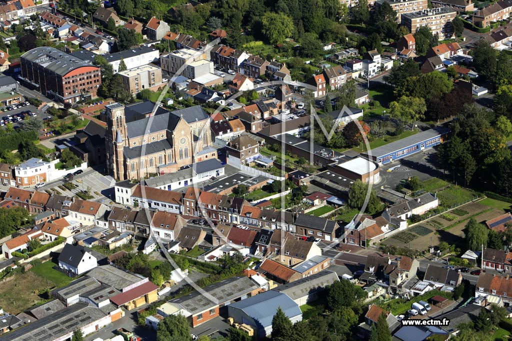 Photo arienne de Roncq (le Pied de Buf)