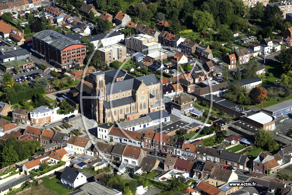 Photo arienne de Roncq (le Pied de Buf)