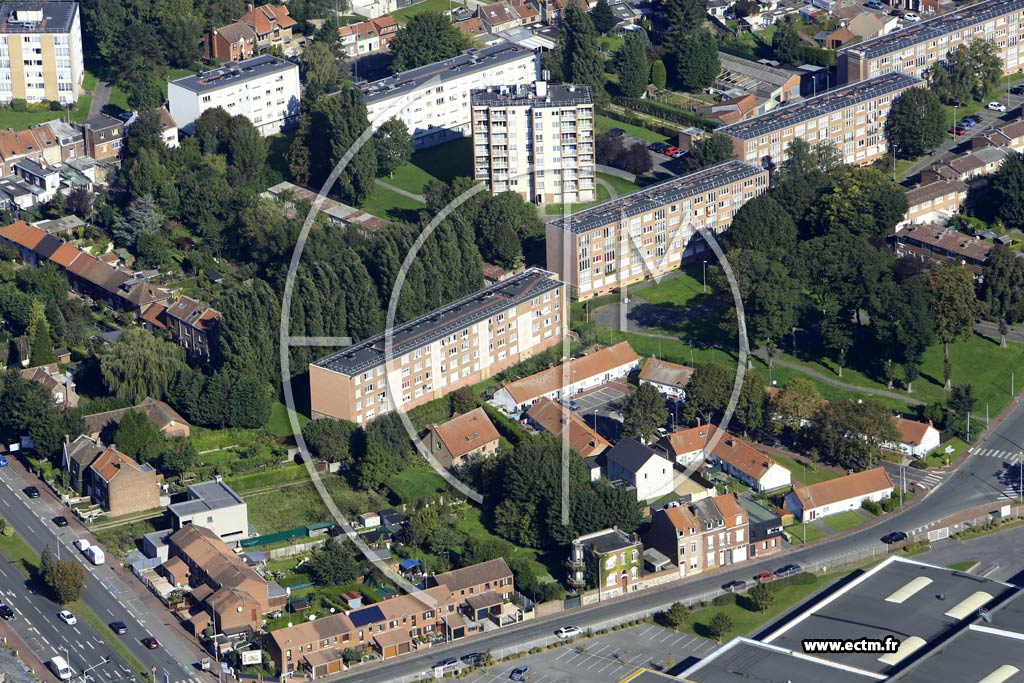 Photo arienne de Tourcoing
