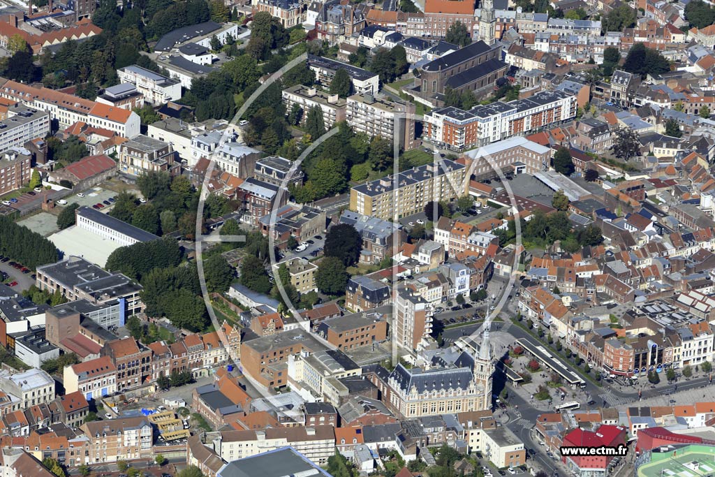 Photo arienne de Tourcoing (Centre)