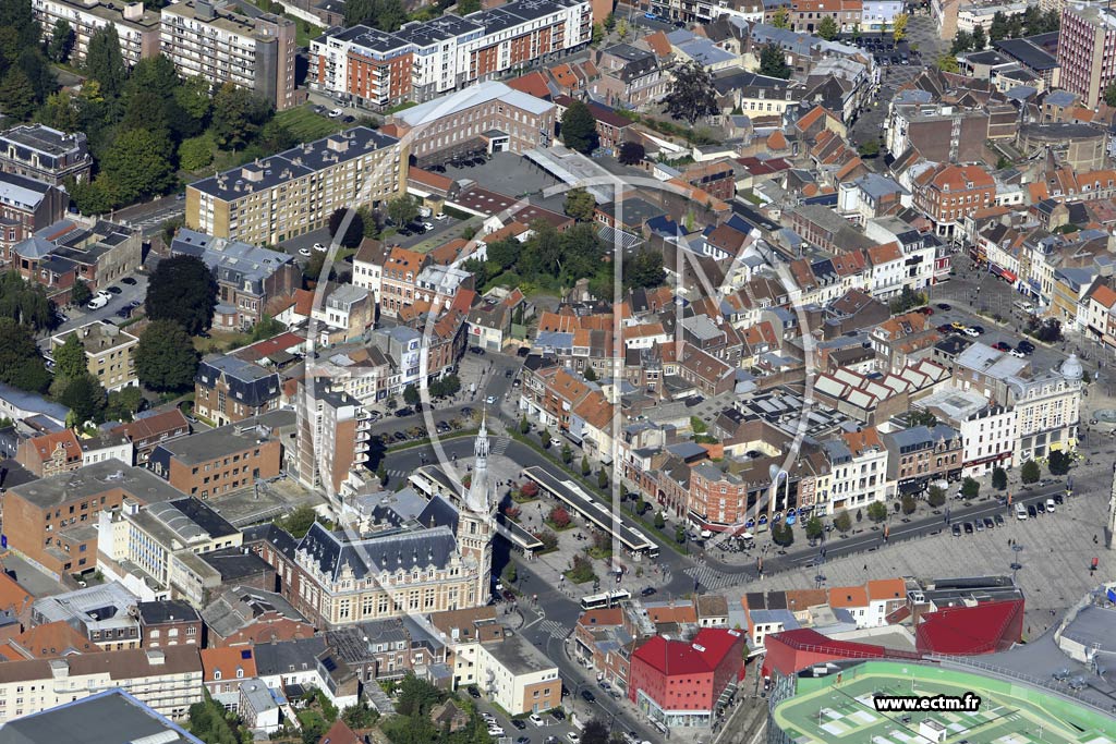 Photo arienne de Tourcoing (Centre)