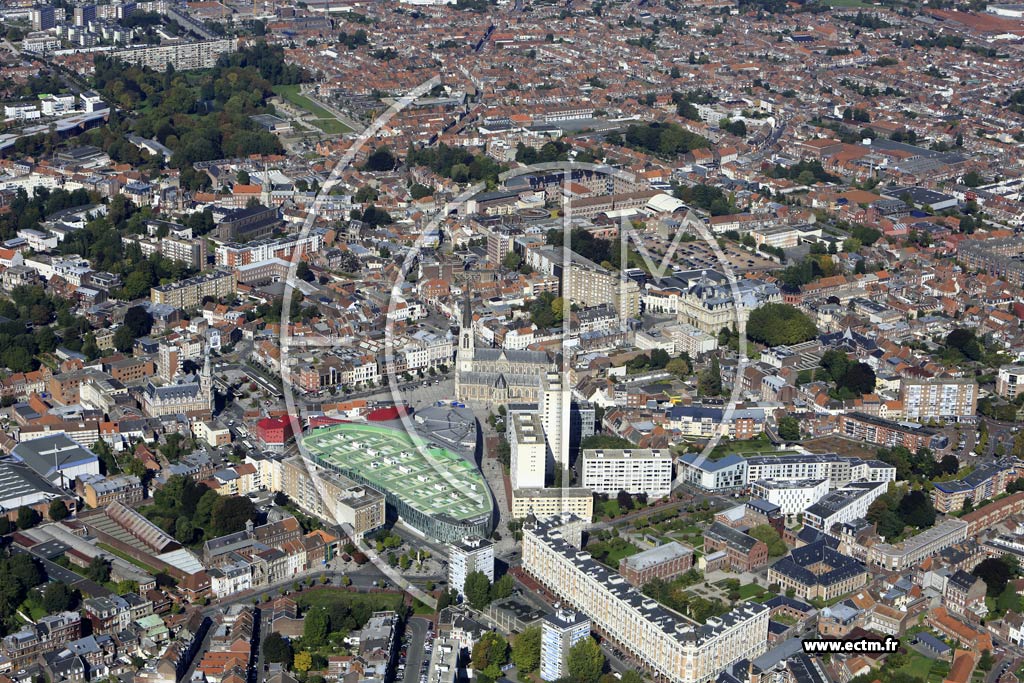 Photo arienne de Tourcoing (Centre)