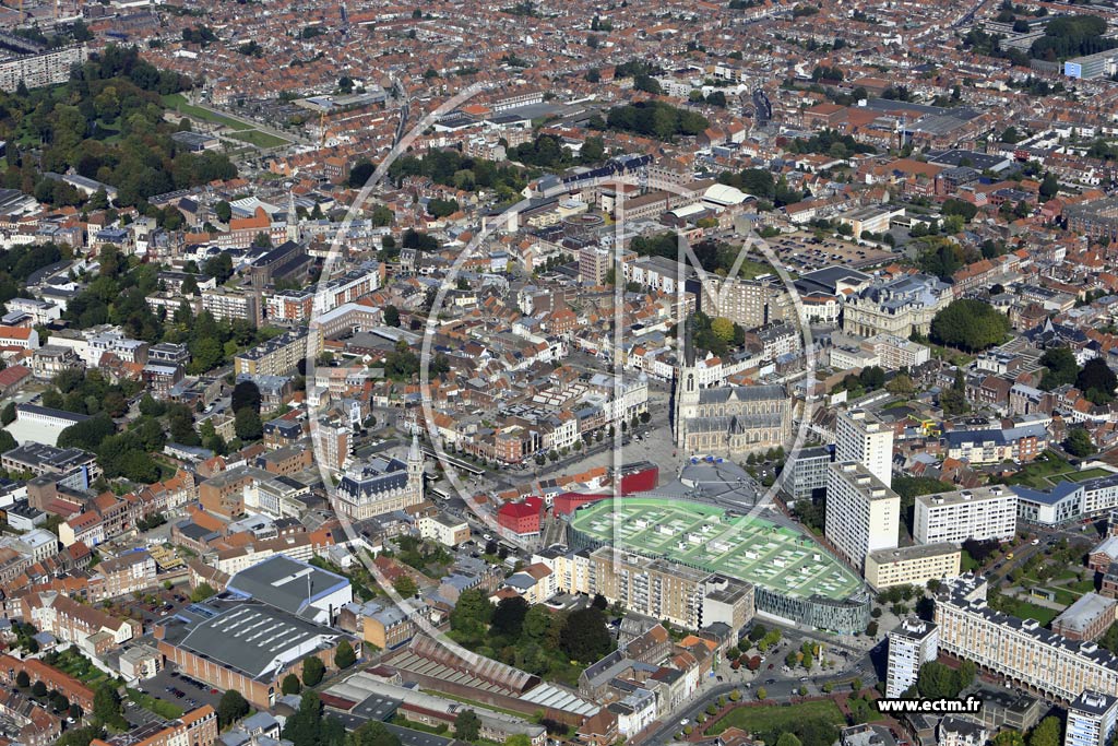 Photo arienne de Tourcoing (Centre)