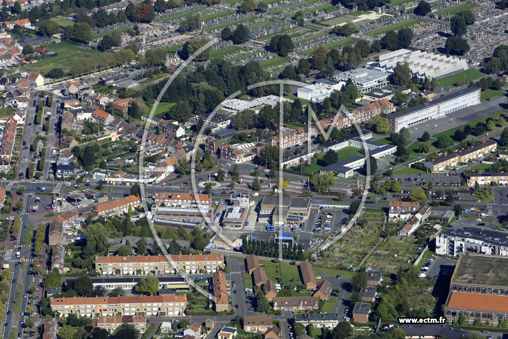 Photo arienne de Tourcoing (Croix Rouge)