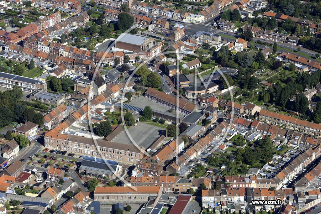 Photo arienne de Tourcoing (Croix Rouge)