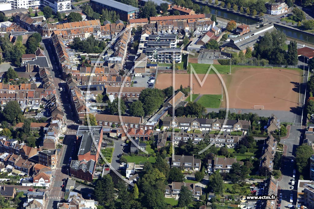 Photo arienne de Tourcoing (Flocon)