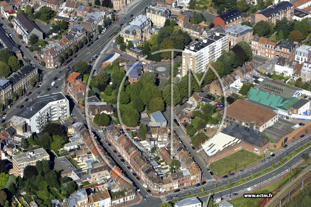 Photo arienne de Tourcoing (Gambetta)