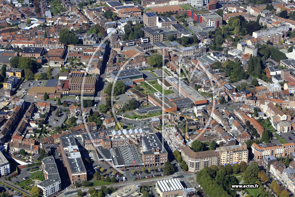 Photo arienne de Tourcoing (la Blanche Porte)
