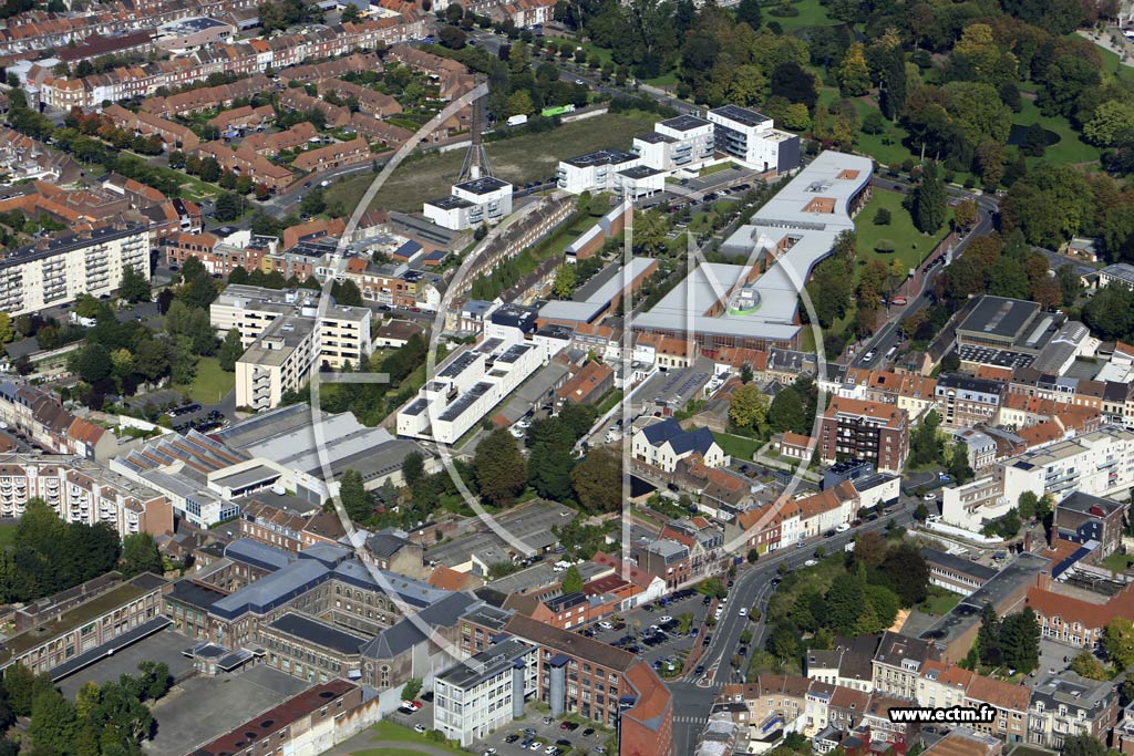 Photo arienne de Tourcoing (la Blanche Porte)