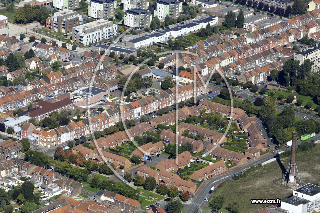 Photo arienne de Tourcoing (la Blanche Porte)