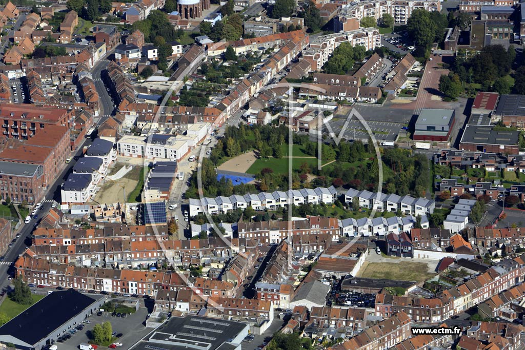 Photo arienne de Tourcoing (la Blanche Porte)