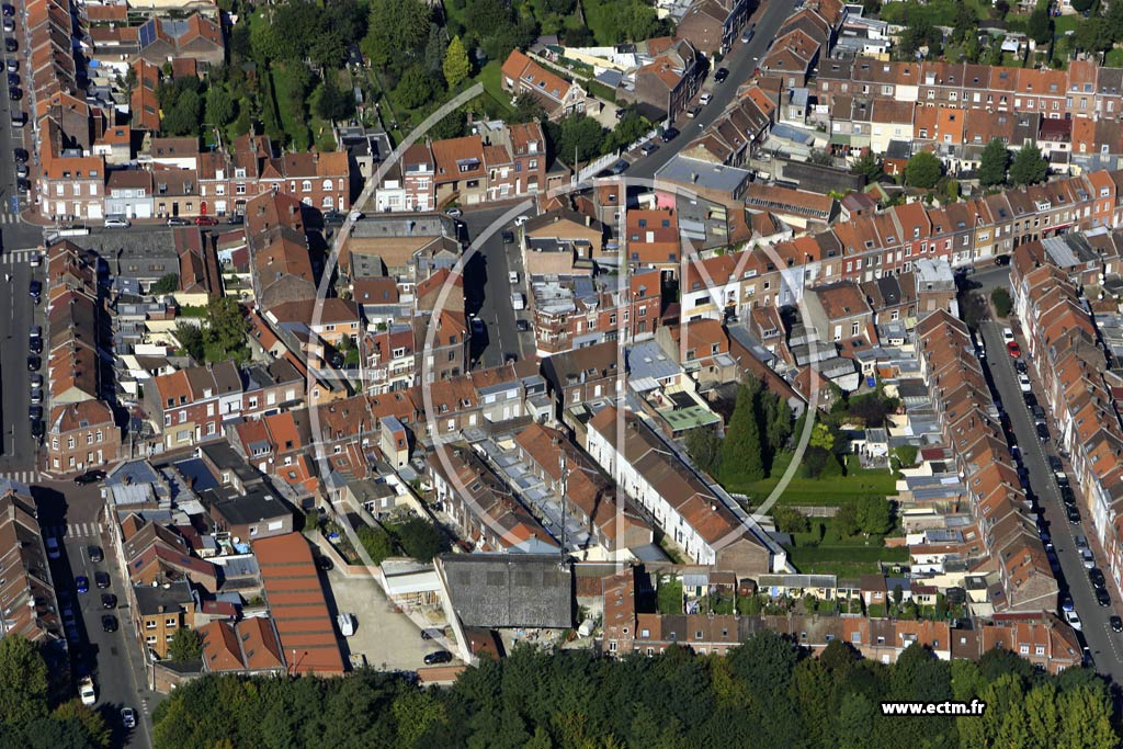 Photo arienne de Tourcoing (le Blanc Seau)