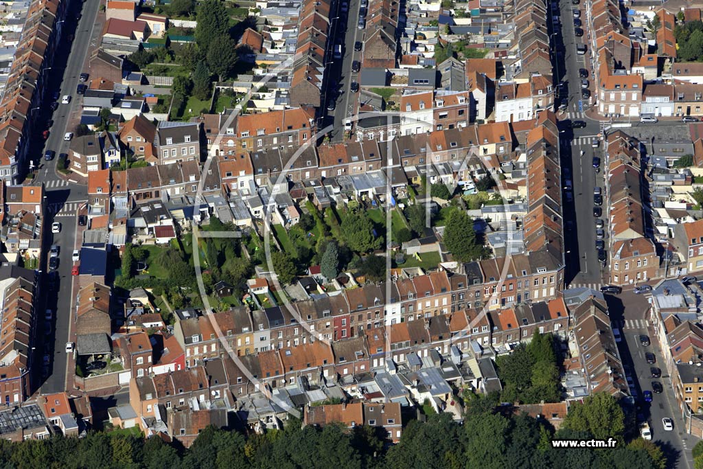 Photo arienne de Tourcoing (le Blanc Seau)