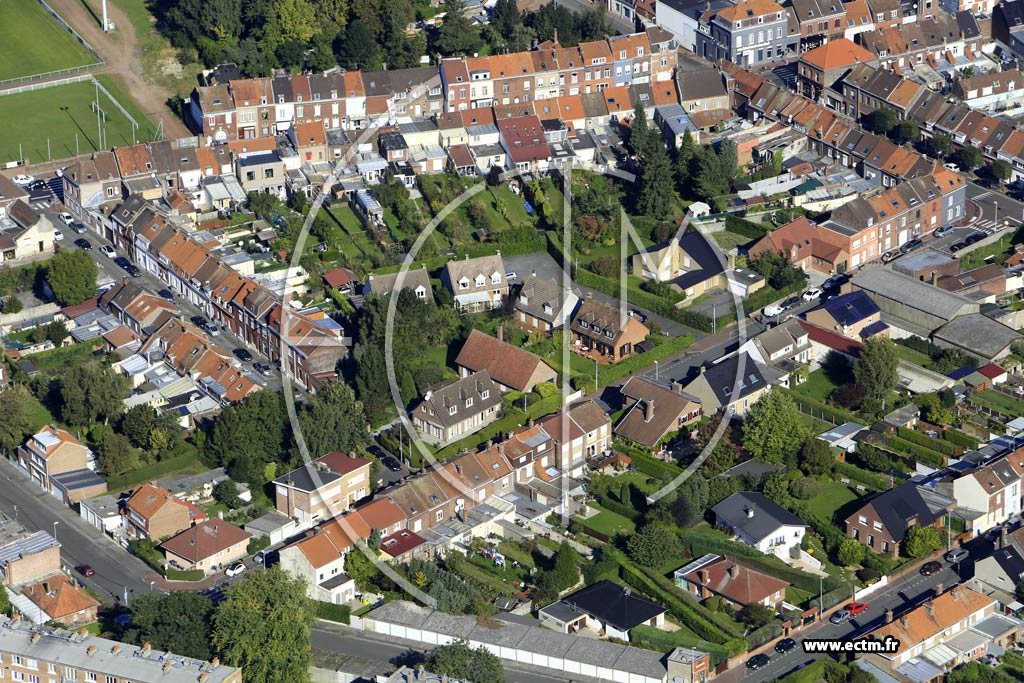 Photo arienne de Tourcoing (le Pont de Neuville)