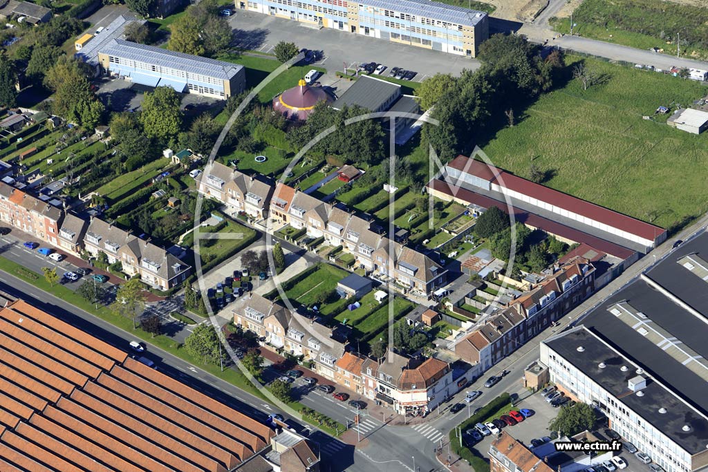 Photo arienne de Tourcoing (le Pont Rompu)