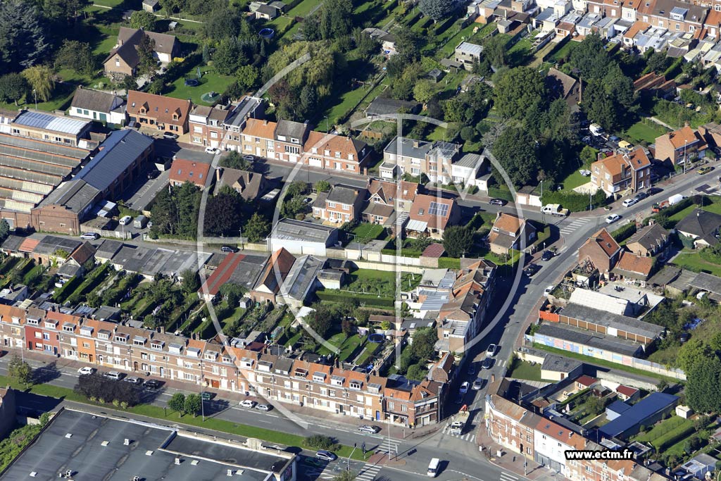 Photo arienne de Tourcoing (le Pont Rompu)